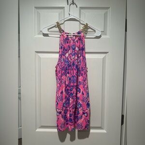 Lilly Pulitzer Pink and Blue Floral top